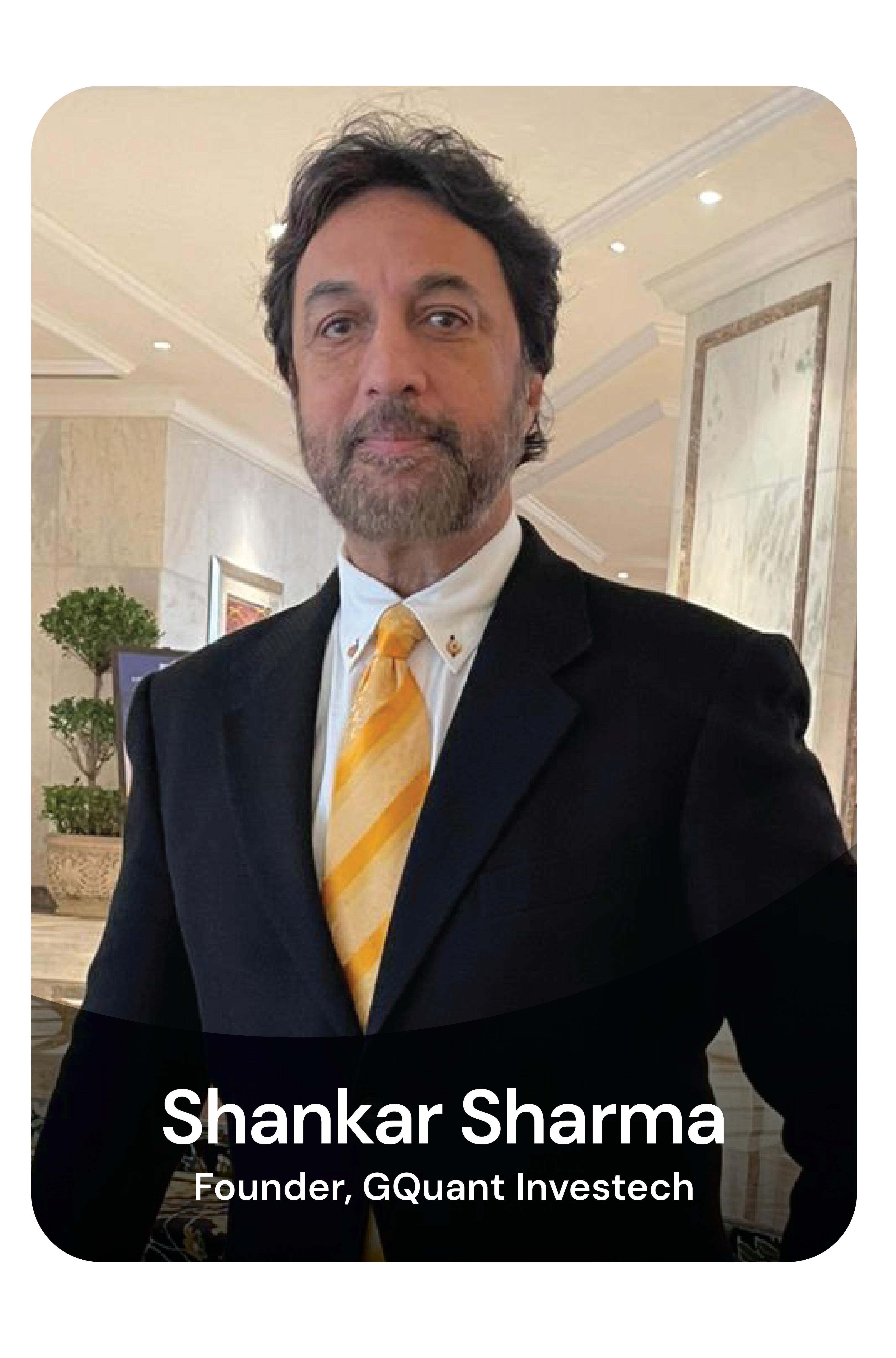 Shankar Sharma, Founder, GQuant Investech